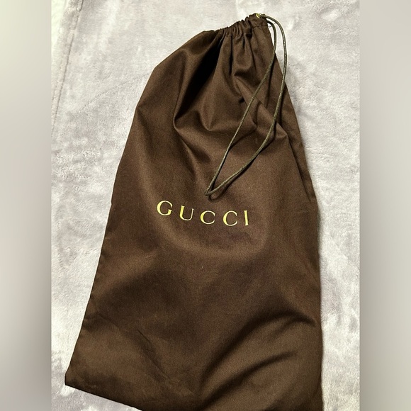 Gucci Black Suede Web Stripe Slip-On Sneakers Size 7.5 - Picture 10 of 15